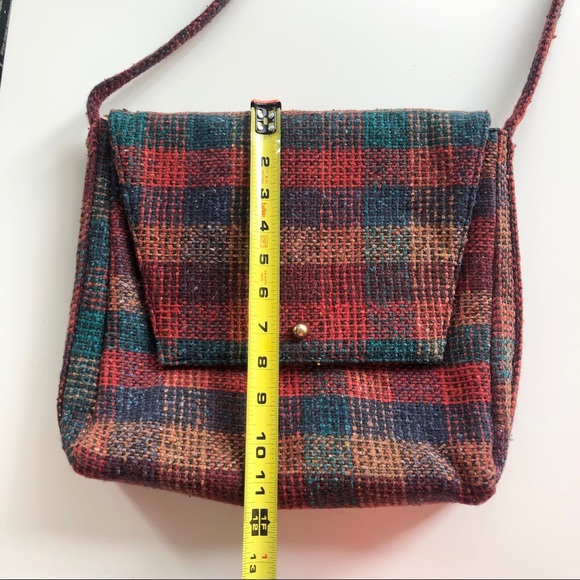 Bags Vintage Plaid Wool Purse Or Bag Poshmark